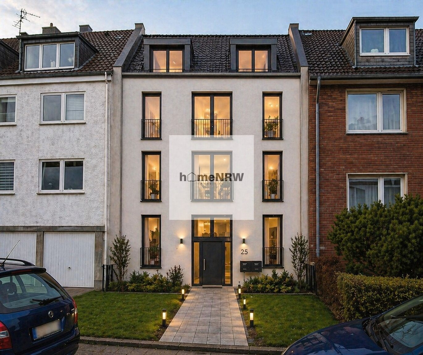 Baugrundstück für Mehrfamilienhaus in ruhiger Toplage von Düsseldorf mit hohem Entwicklungspotenzial