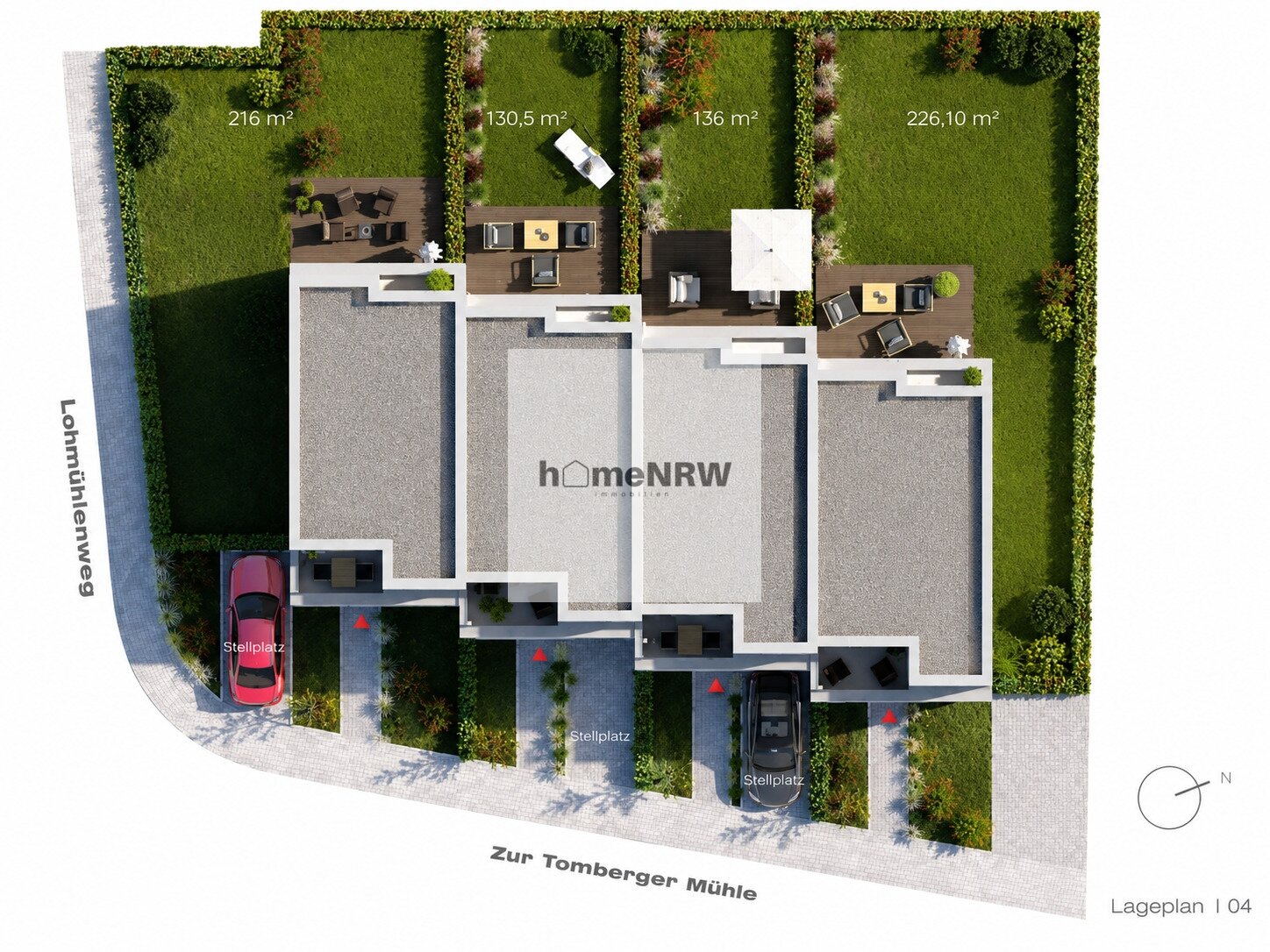 Exklusives Neubau-Endhaus I 216 m² Grundstück I KfW-55