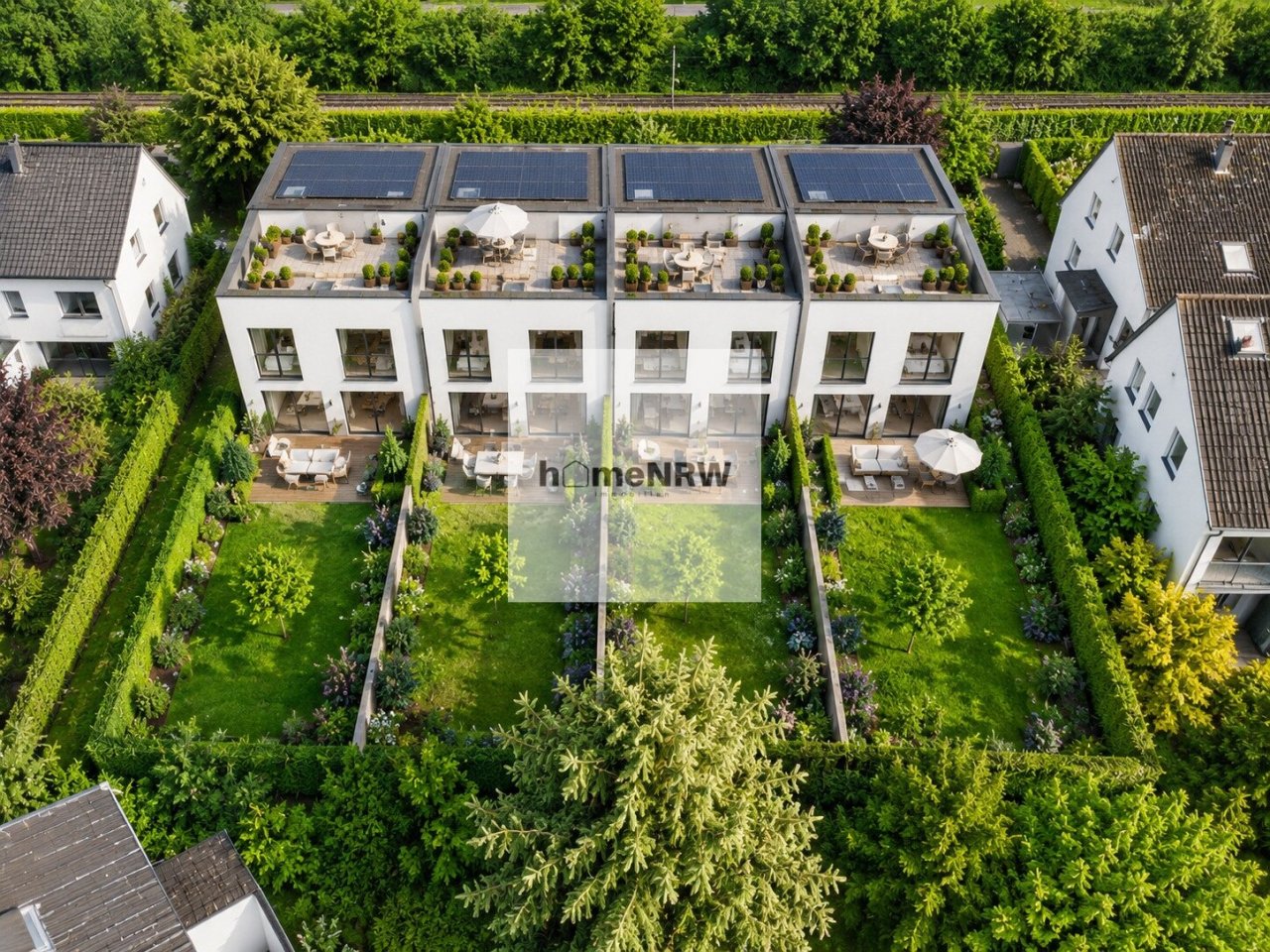 Gartenansicht Projektierung
