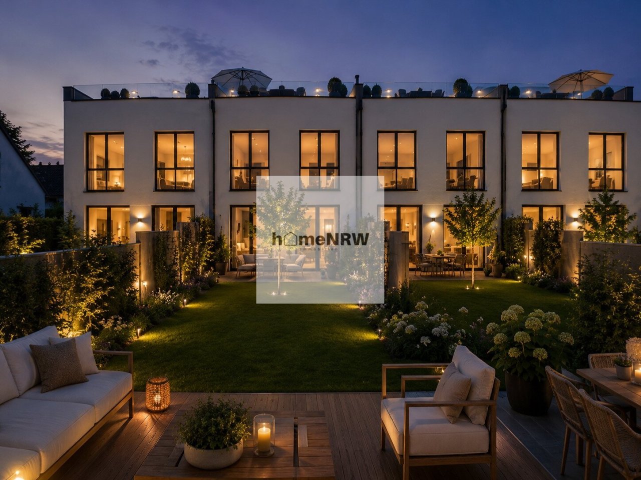 Abendstimmung Garten