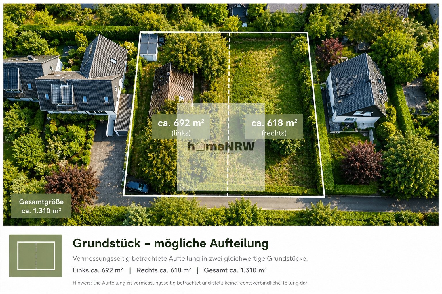 POSITIVER BAUVORBESCHEID | 1.355 m² Grundstück mit Entwicklungspotenzial in Ratingen-Ost POSITIVER BAUVORBESCHEID | 1.355 m² Grundstück mit Entwicklungspotenzial in Ratingen-Ost